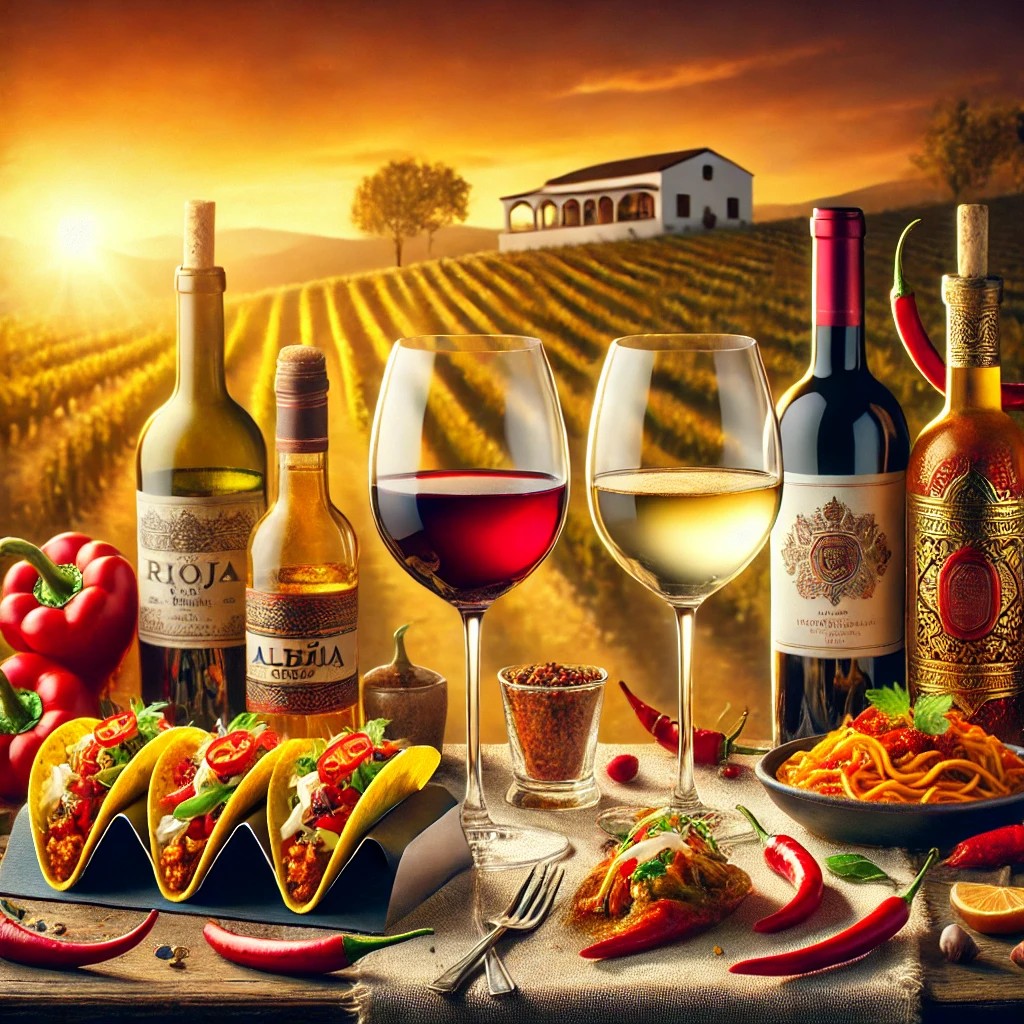 vino con picante
